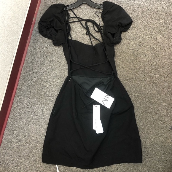 Zara linen black dress - Picture 7 of 14